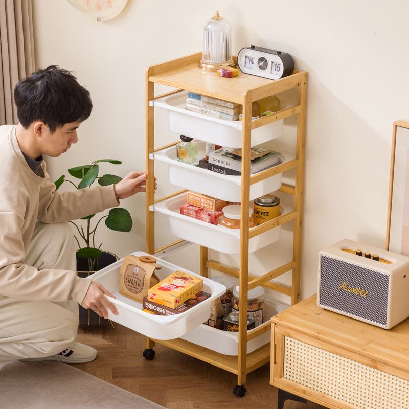 Food Storage Xl - رف تخزين متعدد الطبقات متنقل، رف
