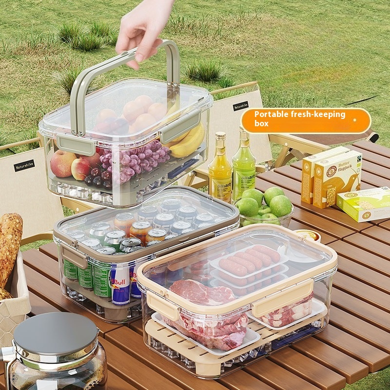 Food Storage Handling - صندوق غداء محمول مانع للتسرب مع