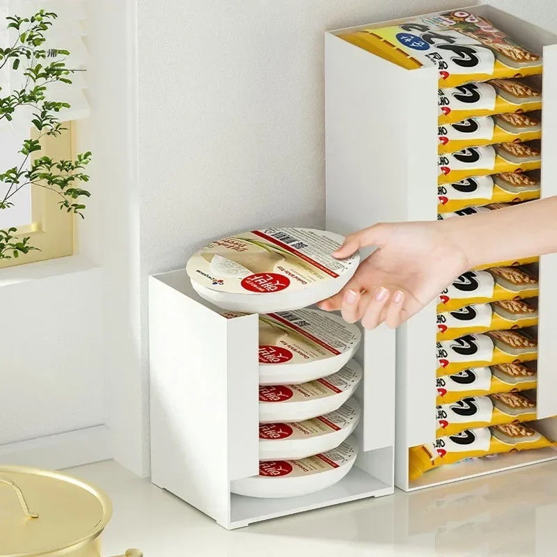 Food Storage In Cabinets - صندوق تخزين النودلز الفورية متعدد الوظائف