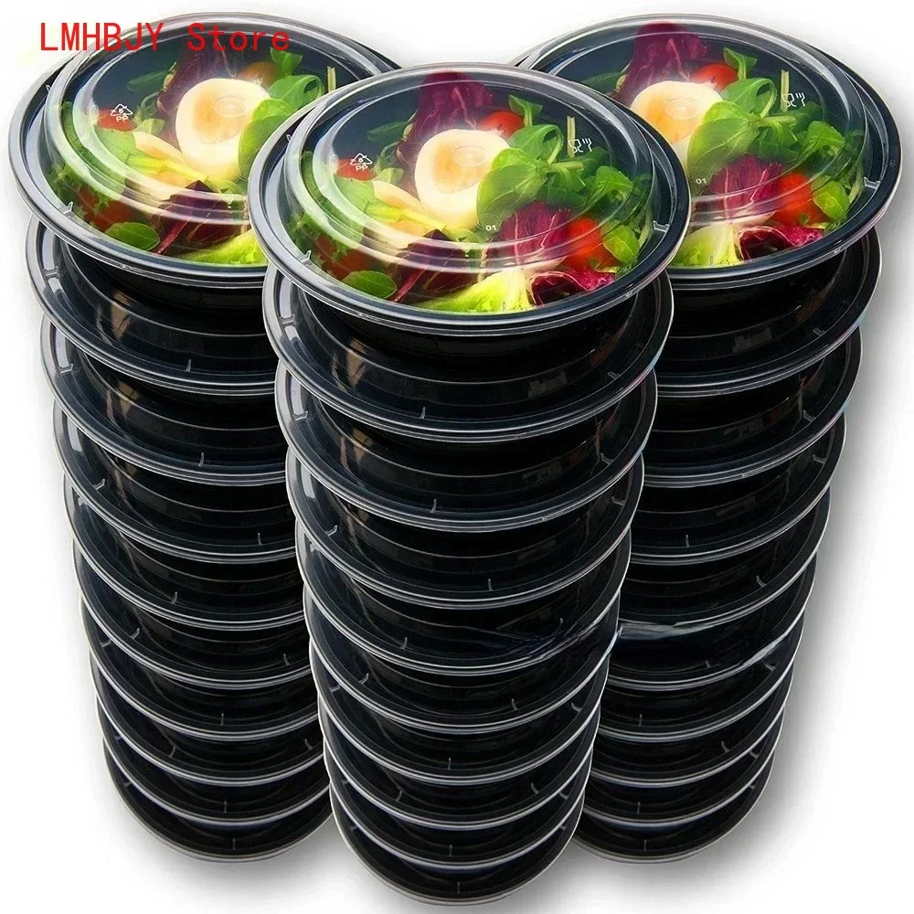 Glass Meal Prep Container - حاويات طعام بلاستيكية بأغطية ، حاويات