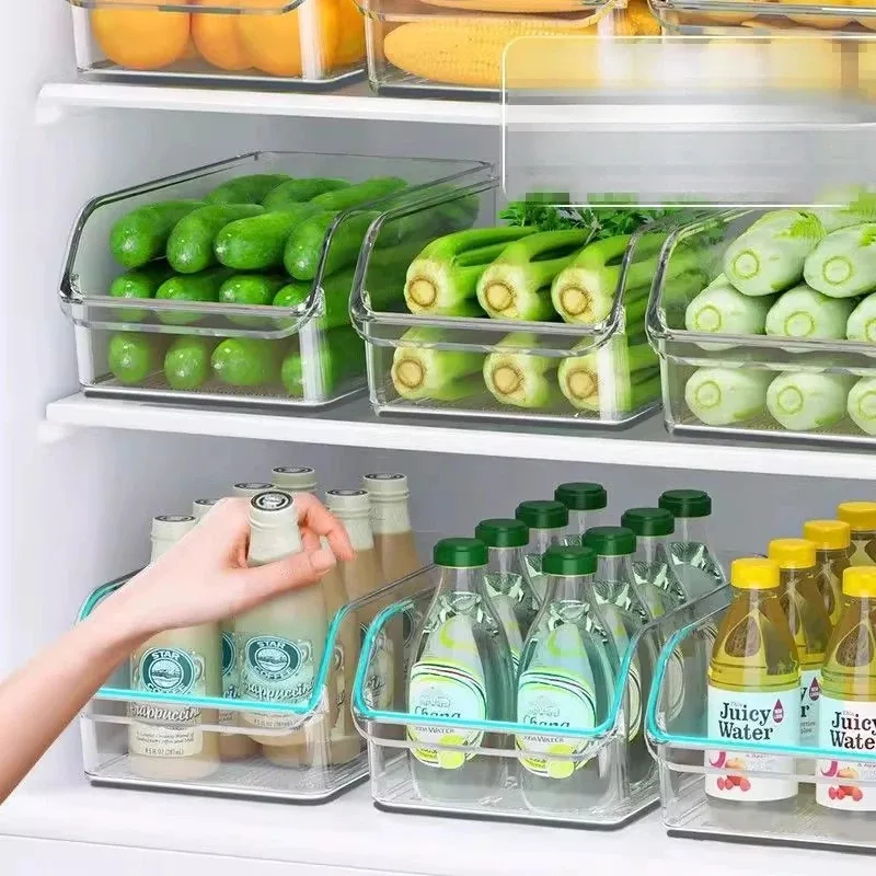 Food Storage In Cabinets - منظم ثلاجة (قطعة واحدة/قطعتين) - حاويات