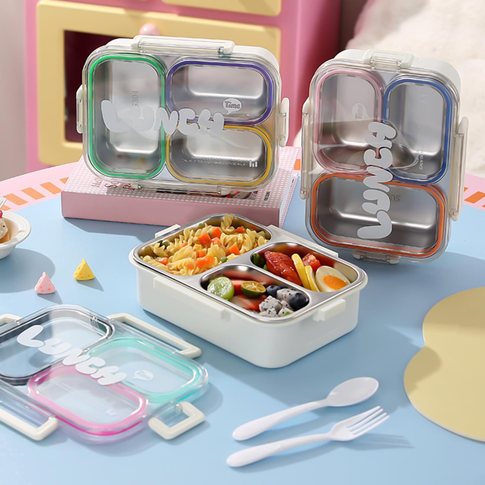 Food Storage Camping - صندوق غداء من الفولاذ المقاوم للصدأ