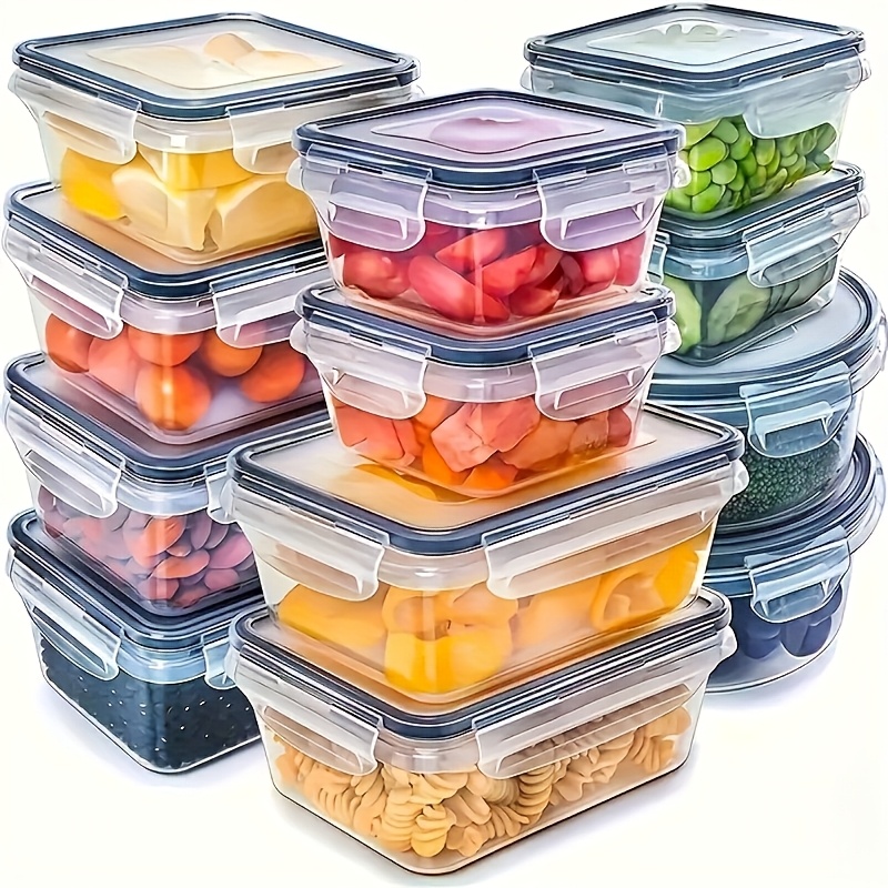 Food Storage Box Set - مجموعة من 8 قطع تشمل 4