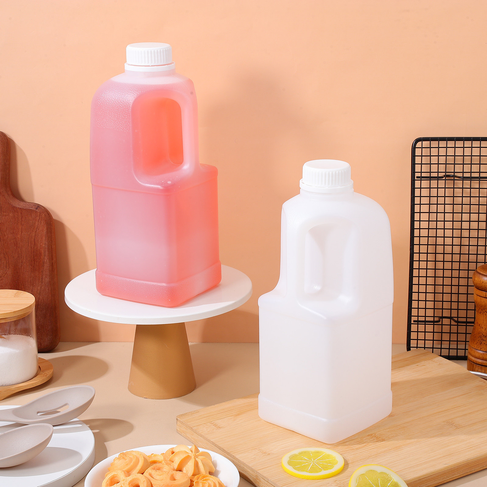 Food Storage Handling - 3 قطع من أوعية تخزين المياه