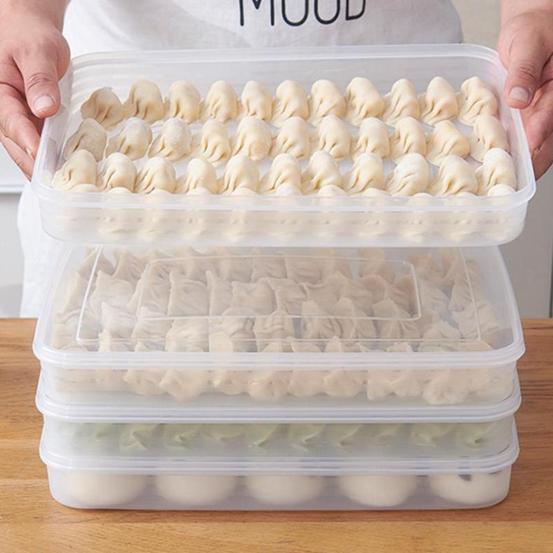 Food Storage Box Set - صندوق تخزين جديد للمطبخ، منظم للثلاجة،