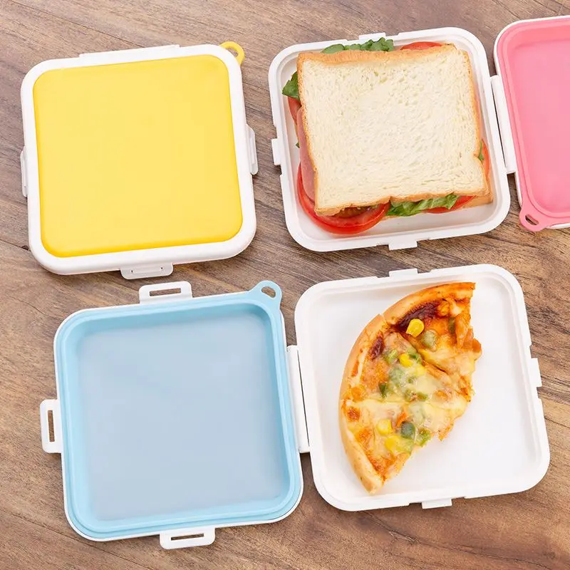 Food Storage Reusable Bags - علبة تخزين محمولة للساندويتشات والتوست من