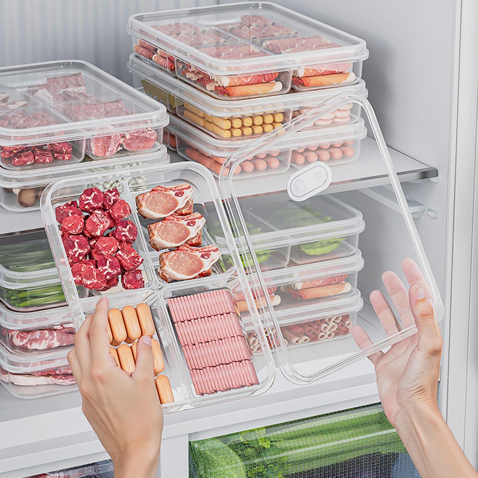 Food Storage Box Set - صندوق تخزين للثلاجة، علبة حفظ اللحوم