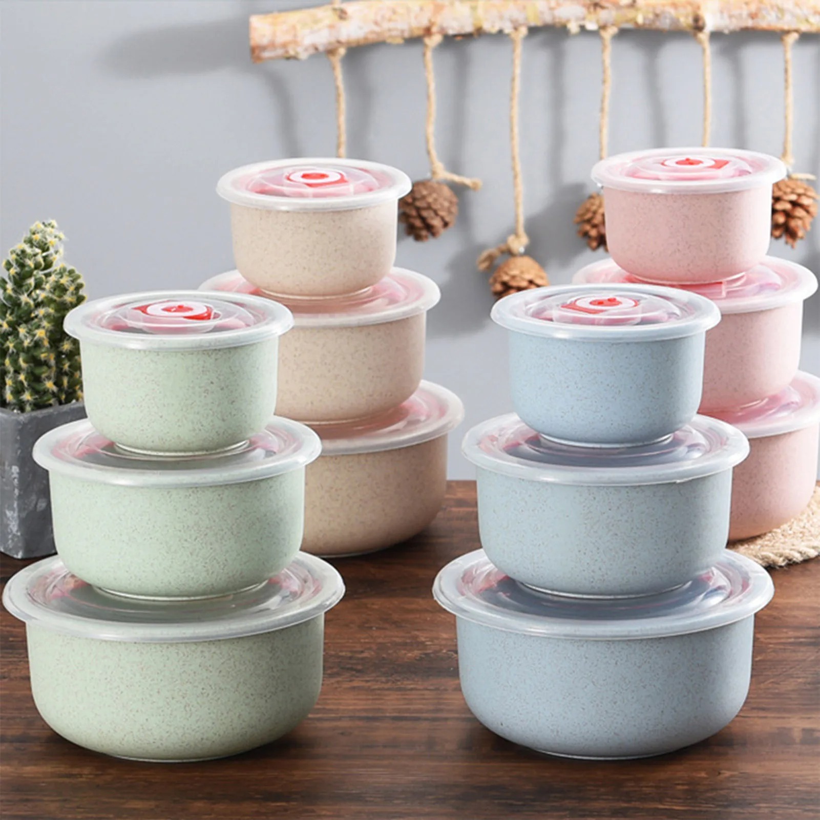 Food Storage And Preparation - 3 حاويات تخزين الطعام، صندوق الغداء