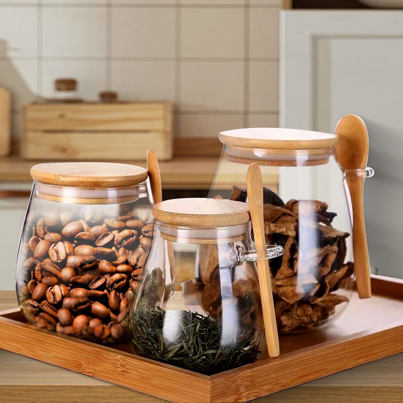 برطمان زجاجي بملعقة وغطاء ، بر - مراجعة Glass Meal Prep Container وسعره