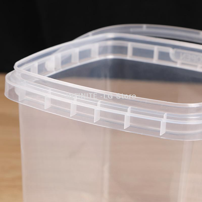 10 قطع من الدلاء البلاستيكية س - مراجعة Food Storage Handling وسعره