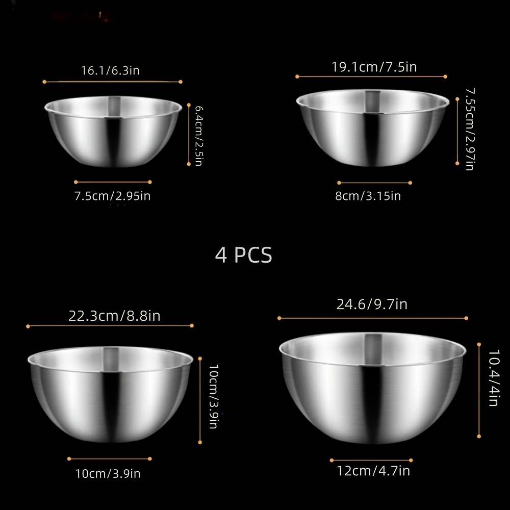 طقم مكون من 4 قطع من أوعية الس - مراجعة Food Storage And Preparation وسعره