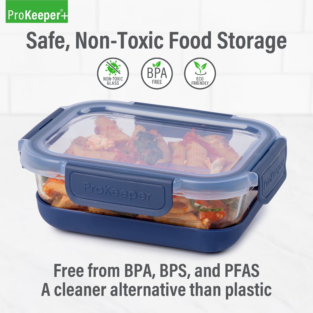 حاوية زجاجية لتخزين الطعام سعة - مراجعة Glass Meal Prep Container وسعره