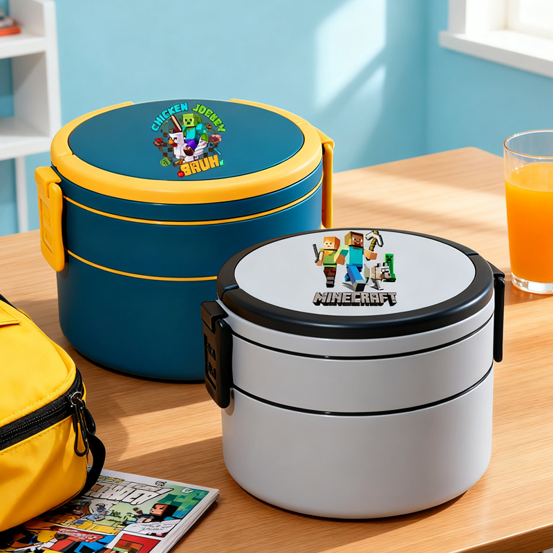 صندوق غداء ذو طبقتين بتصميم لع - مراجعة Food Storage In Room وسعره