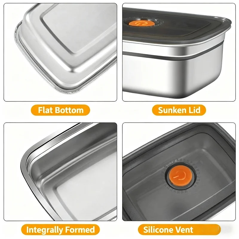 صندوق طعام كبير السعة من الفول - مراجعة Food Storage Camping وسعره