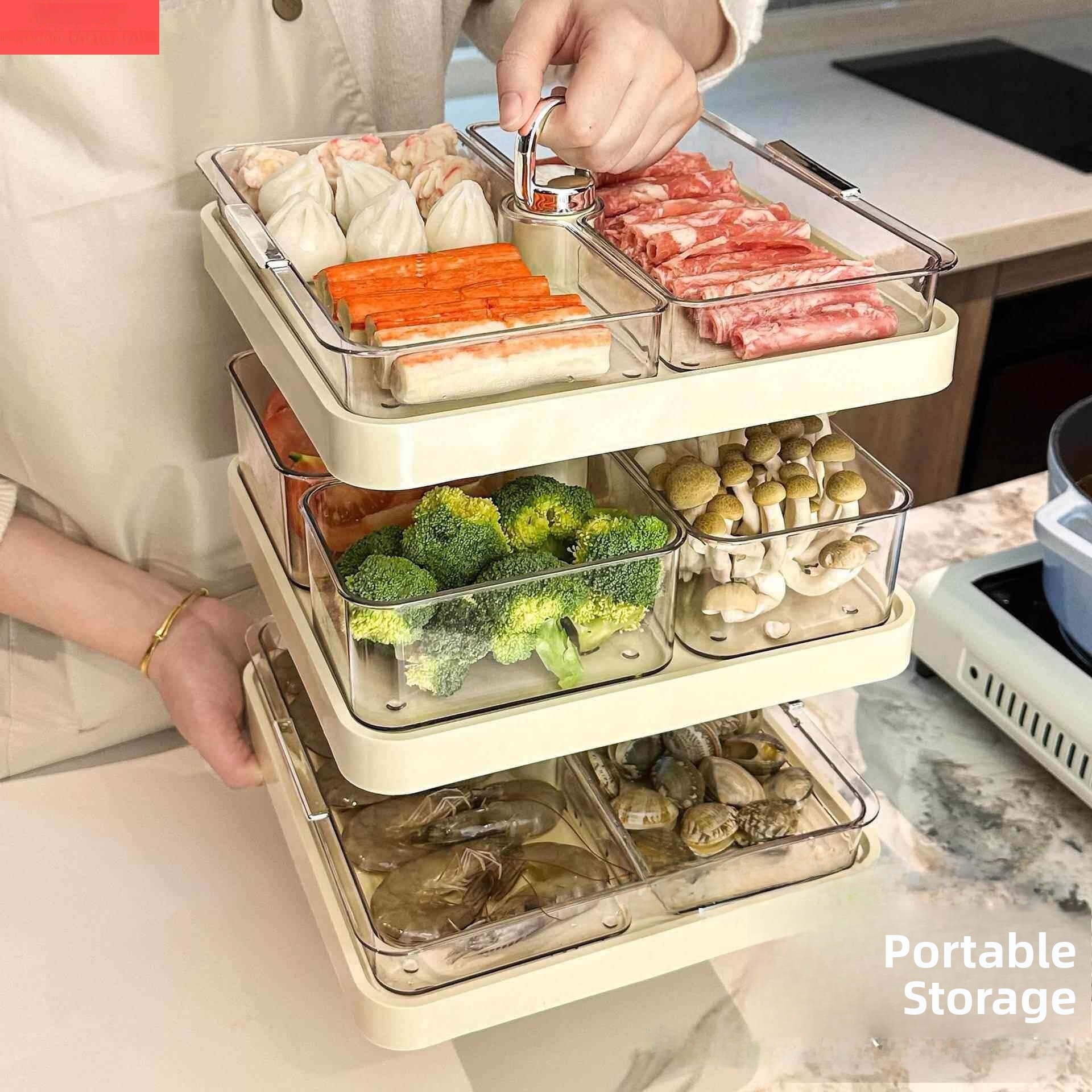 رف شبكي متعدد الوظائف قابل للد - مراجعة Food Storage And Preparation وسعره