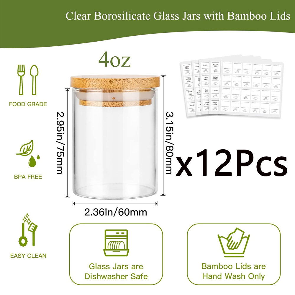 برطمانات توابل زجاجية سعة 4 أو - مراجعة Glass Meal Prep Container وسعره