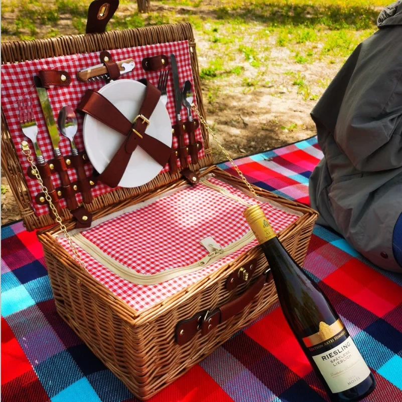 سلة نزهة عائلية، سلة تخزين الط - مراجعة Food Storage Camping وسعره