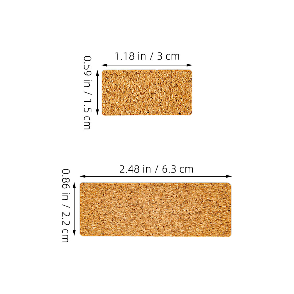 حقيبتان من ملصقات الورق الفلين - مراجعة Food Storage Jar Labels وسعره