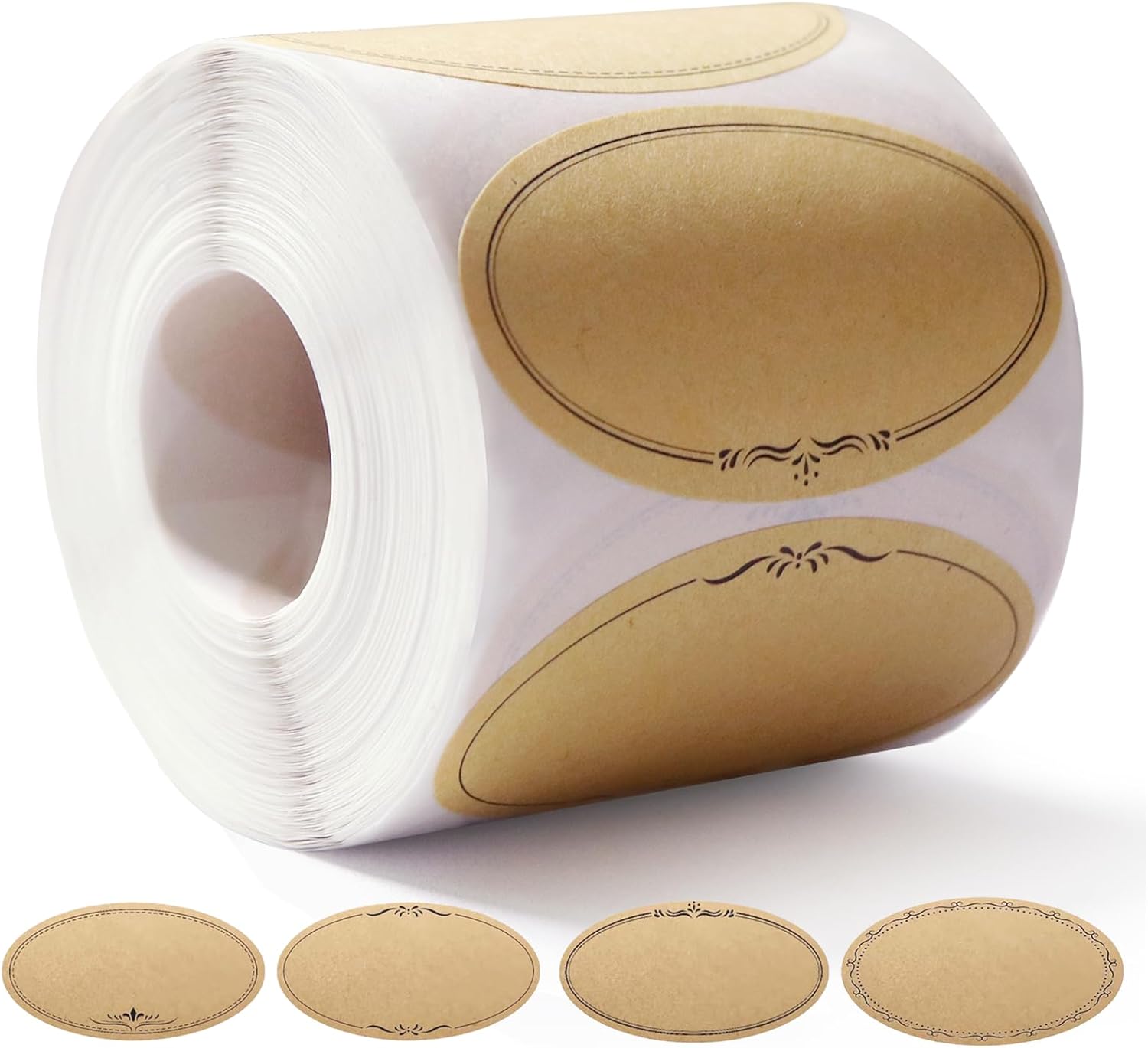 500 قطعة من ملصقات برطمانات ما - مراجعة Food Storage Jar Labels وسعره