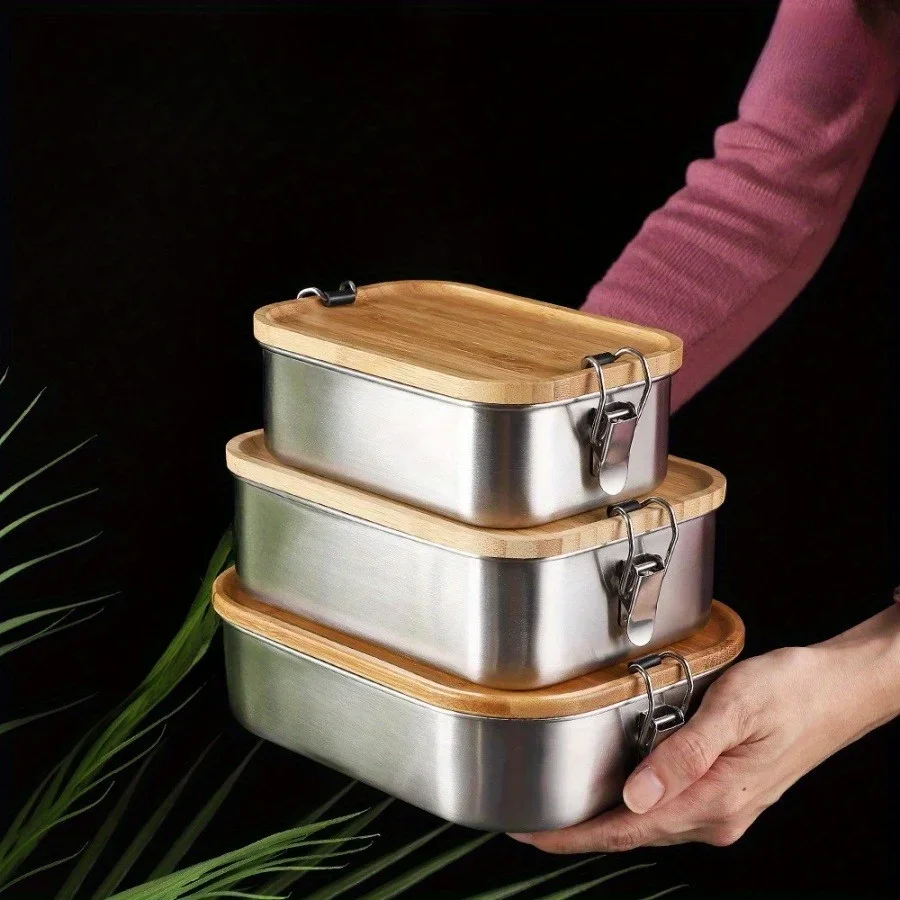 صندوق غداء جديد من الفولاذ الم - مراجعة Food Storage Box Set وسعره