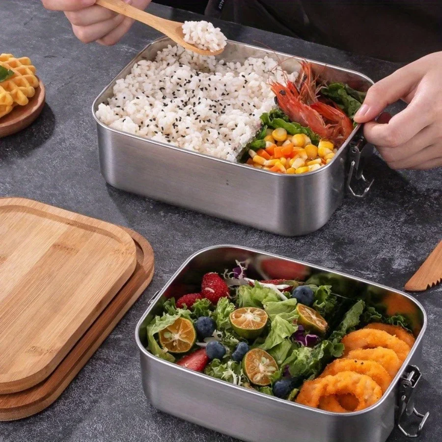 صندوق غداء جديد من الفولاذ الم - مراجعة Food Storage Box Set وسعره