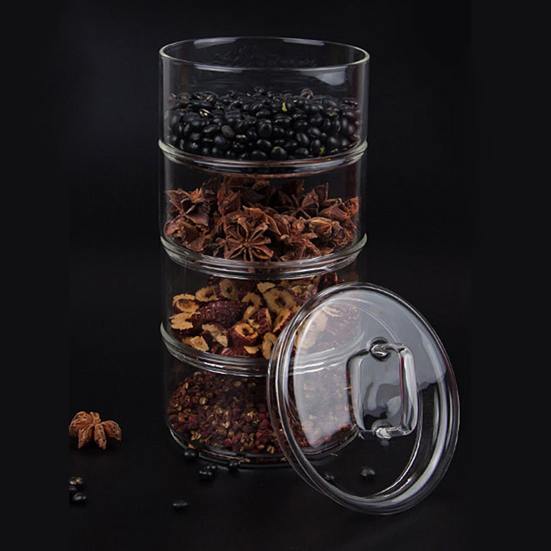 متعدد الطبقات تكويم زجاج زجاجة - مراجعة Glass Meal Prep Container وسعره