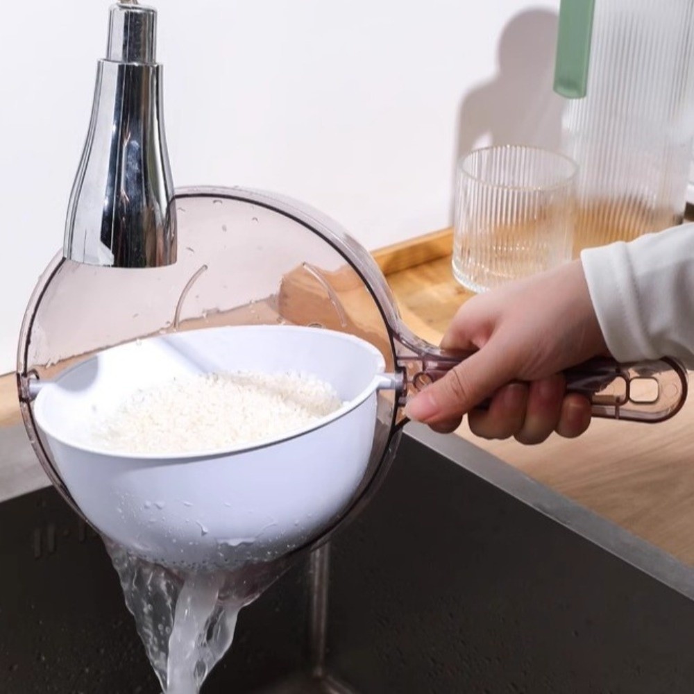 سلة تصريف الخضروات بمقبض طويل، - مراجعة Food Storage Handling وسعره