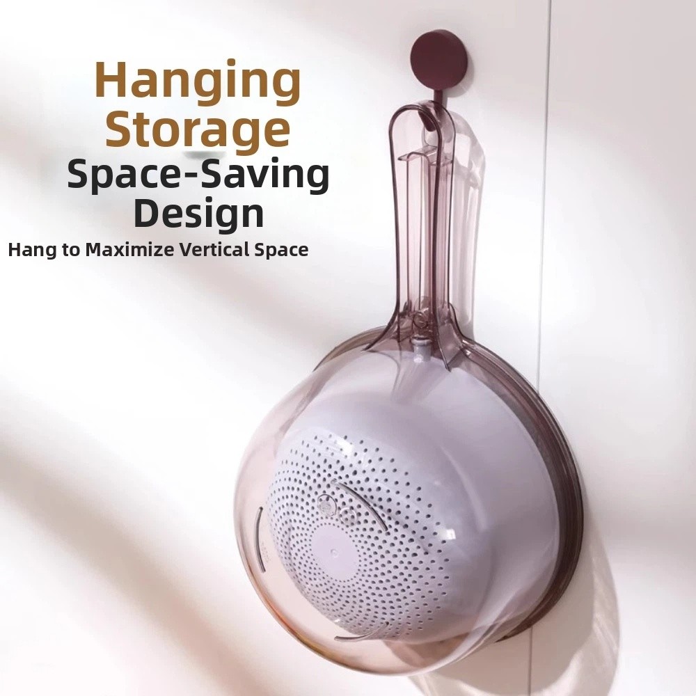 سلة تصريف الخضروات بمقبض طويل، - مراجعة Food Storage Handling وسعره