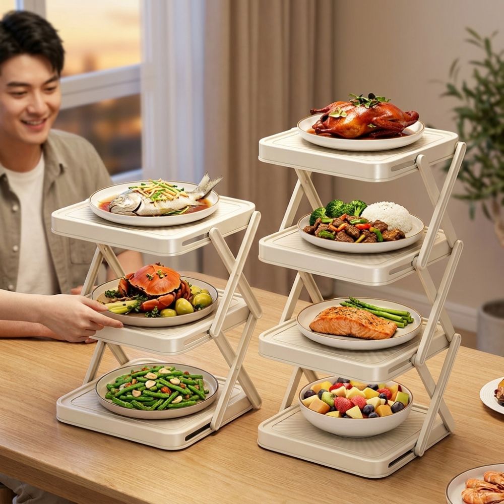 رف تخزين أطباق بـ 3/4 طبقات، ح - مراجعة Food Storage And Preparation وسعره