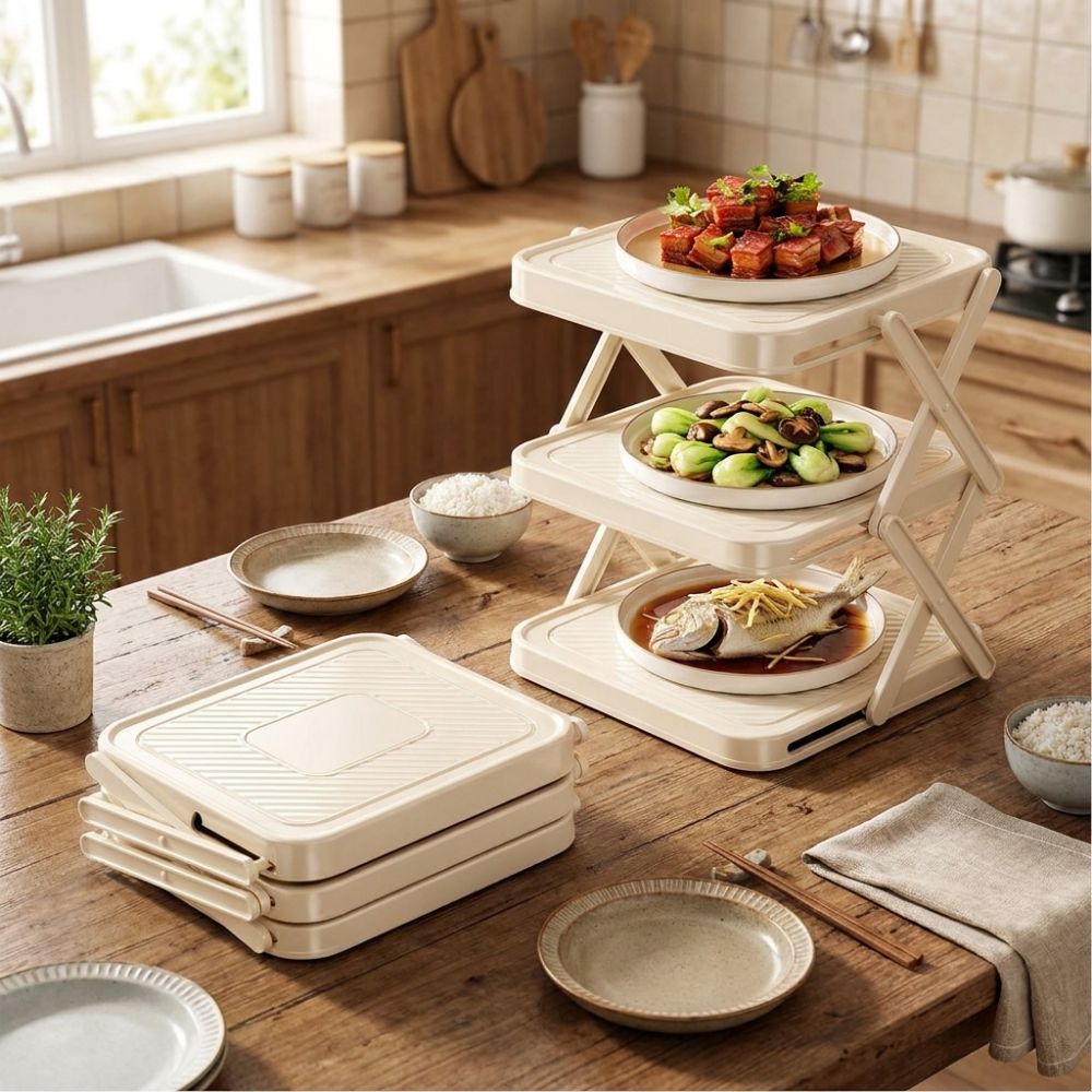 رف تخزين أطباق بـ 3/4 طبقات، ح - مراجعة Food Storage And Preparation وسعره