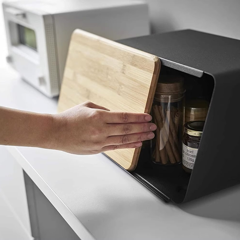 صندوق خبز من الخيزران لتخزين ا - مراجعة Food Storage Handling وسعره