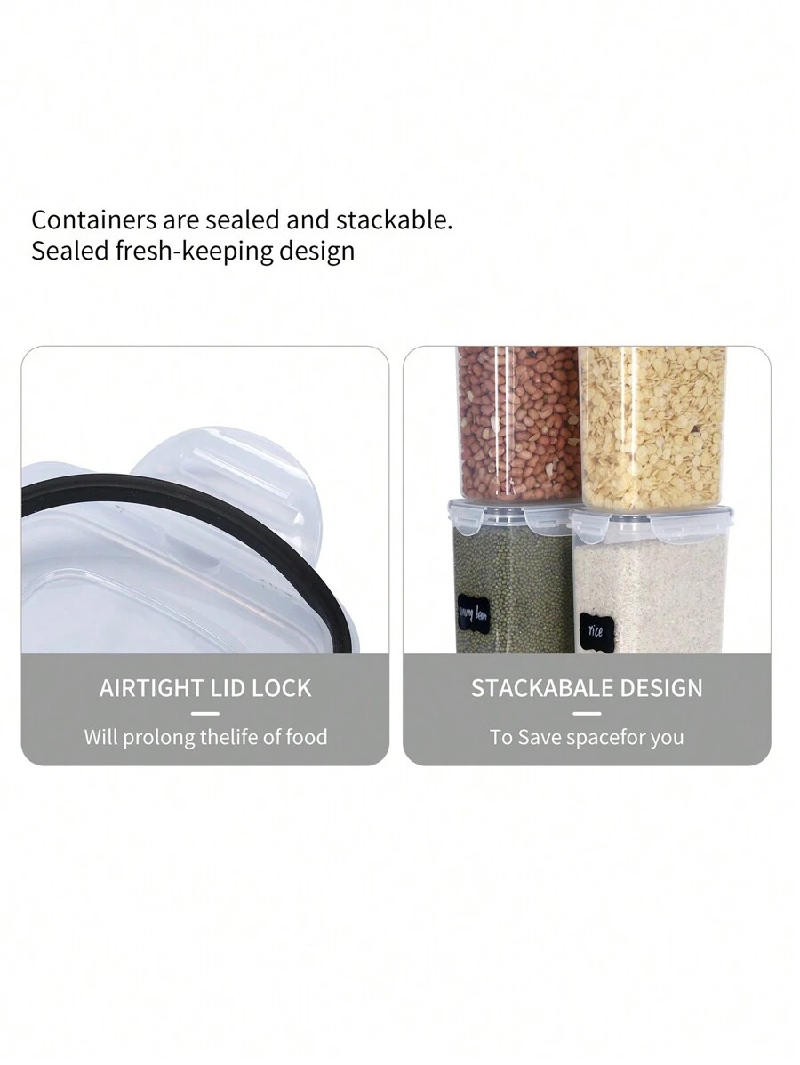 1/3/5/7 قطعة برطمانات تخزين ال - مراجعة Food Storage Jar Labels وسعره