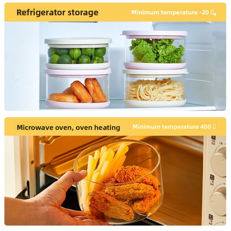 صندوق غداء زجاجي عالي البورسلي - مراجعة Glass Meal Prep Container وسعره