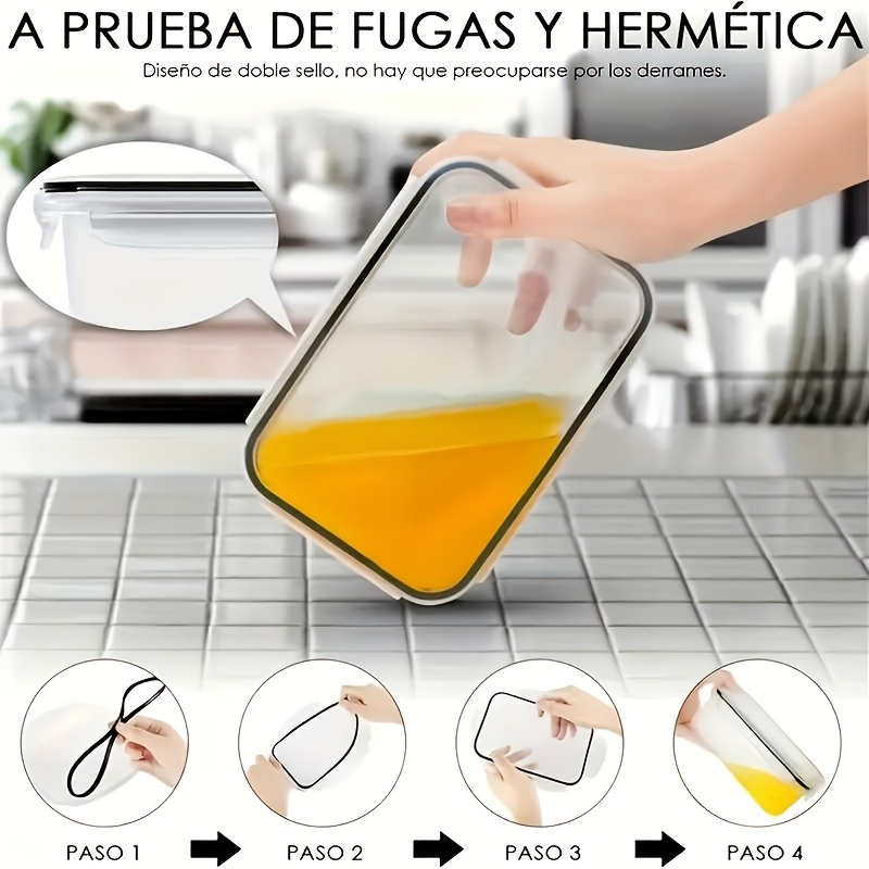 مجموعة من 8 قطع تشمل 4 حاويات  - مراجعة Food Storage Box Set وسعره