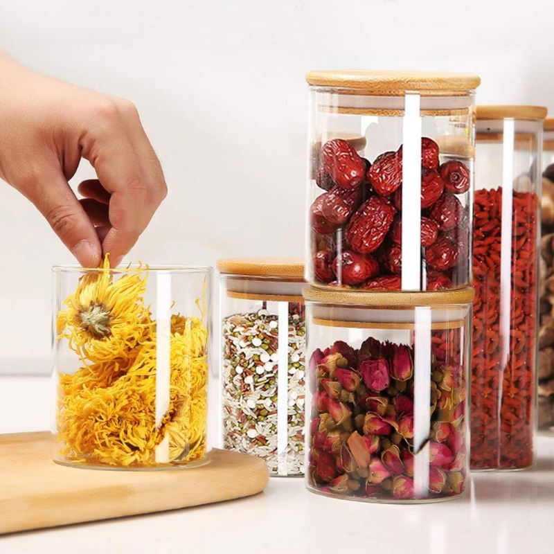 مجموعة برطمانات زجاجية مكونة م - مراجعة Food Storage Jar Labels وسعره