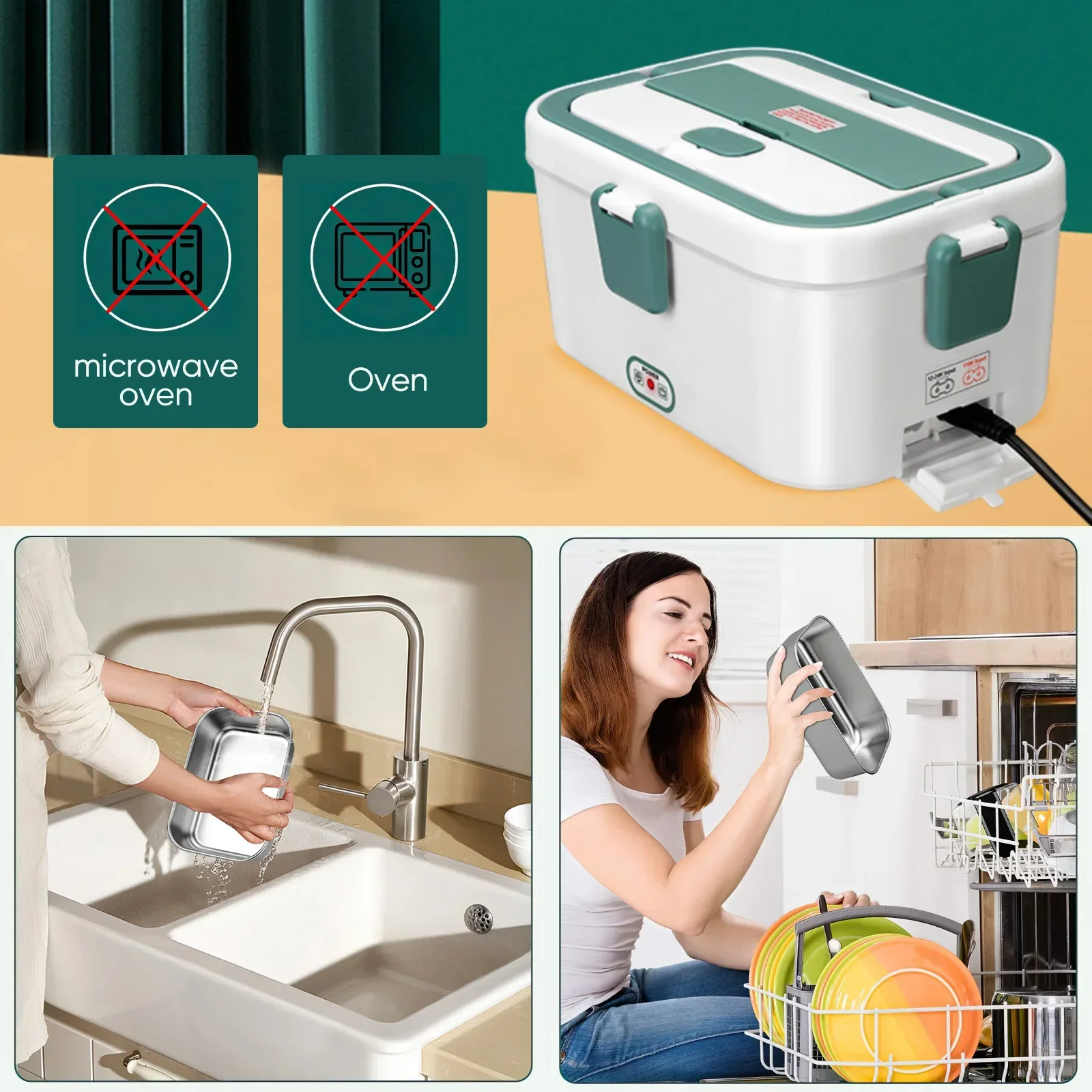 صندوق غداء كهربي جهاز تسخين ال - مراجعة Food Storage Camping وسعره