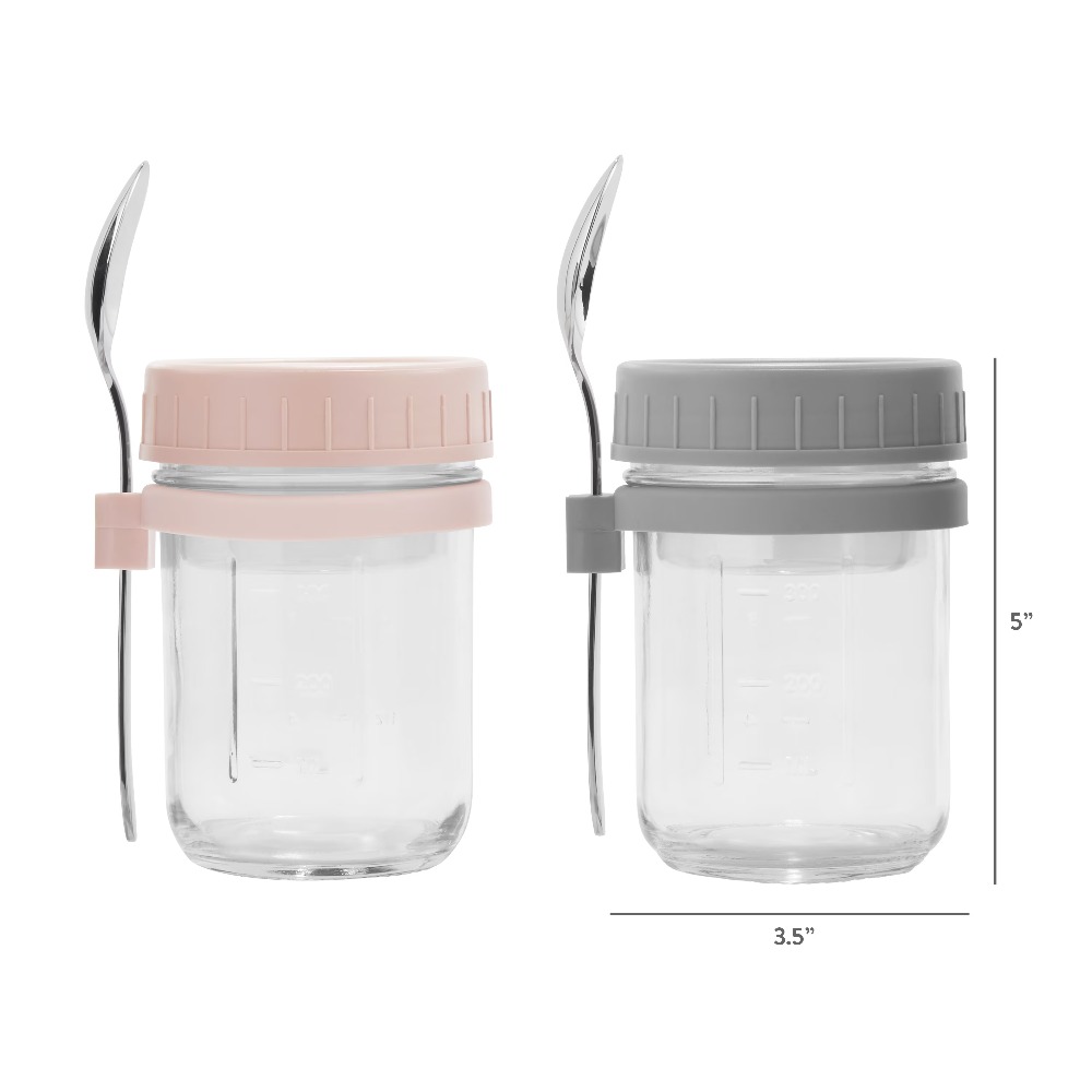 وعاء محمول لحفظ وجبات الشوفان  - مراجعة Glass Meal Prep Container وسعره