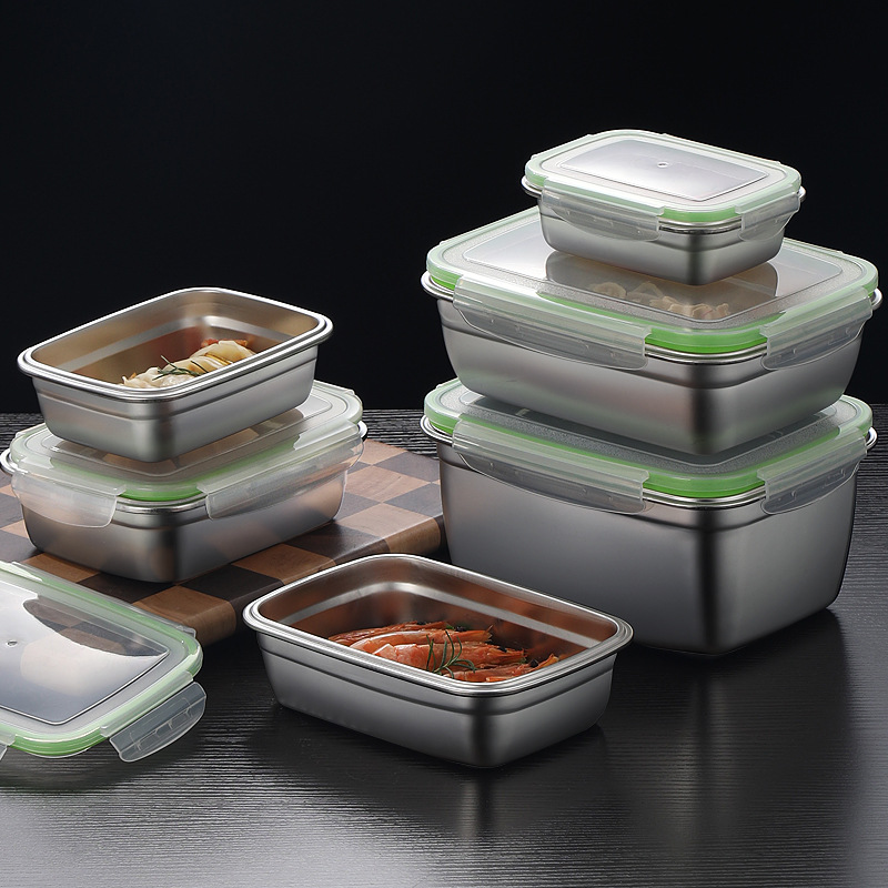 مجموعة صناديق الغداء المصنوعة  - مراجعة Food Storage Box Set وسعره