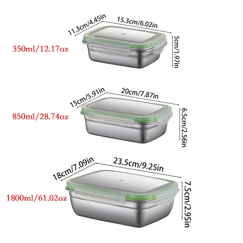 مجموعة صناديق الغداء المصنوعة  - مراجعة Food Storage Box Set وسعره