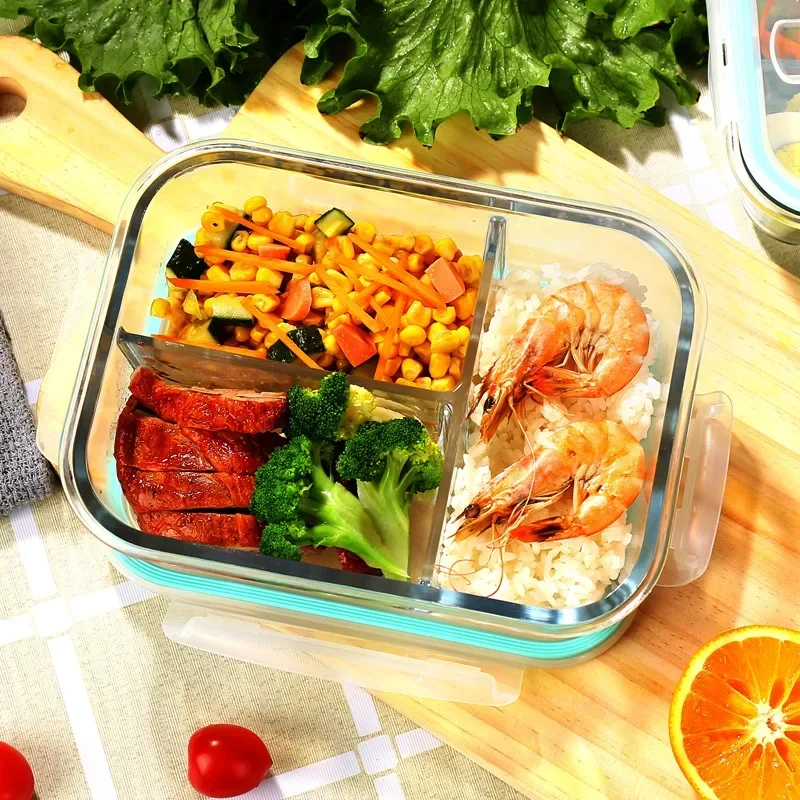 صندوق زجاجي لحفظ الطعام، مصنوع - مراجعة Glass Meal Prep Container وسعره
