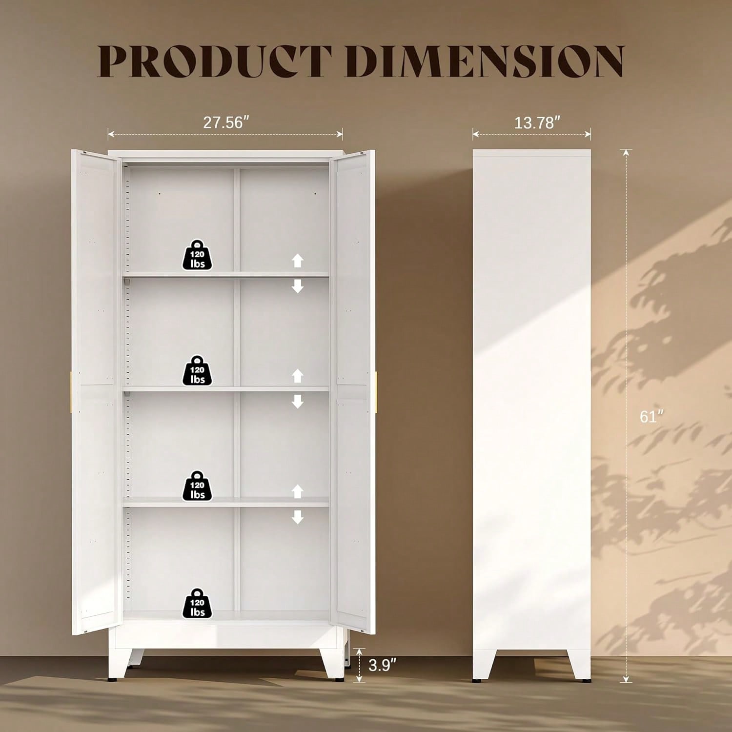 خزانة معدنية بارتفاع 61 بوصة م - مراجعة Food Storage In Cabinets وسعره