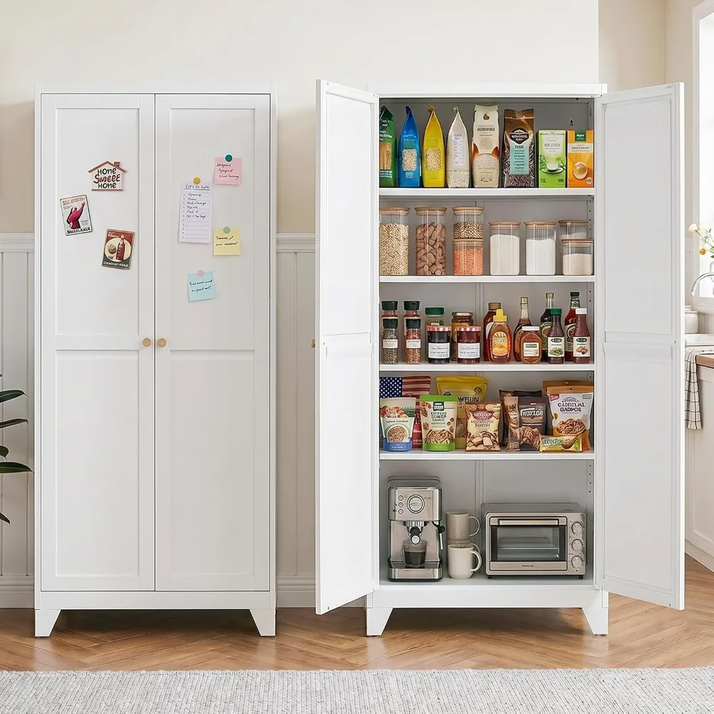 خزانة مطبخ معدنية بطول 71 بوصة - مراجعة Food Storage In Cabinets وسعره