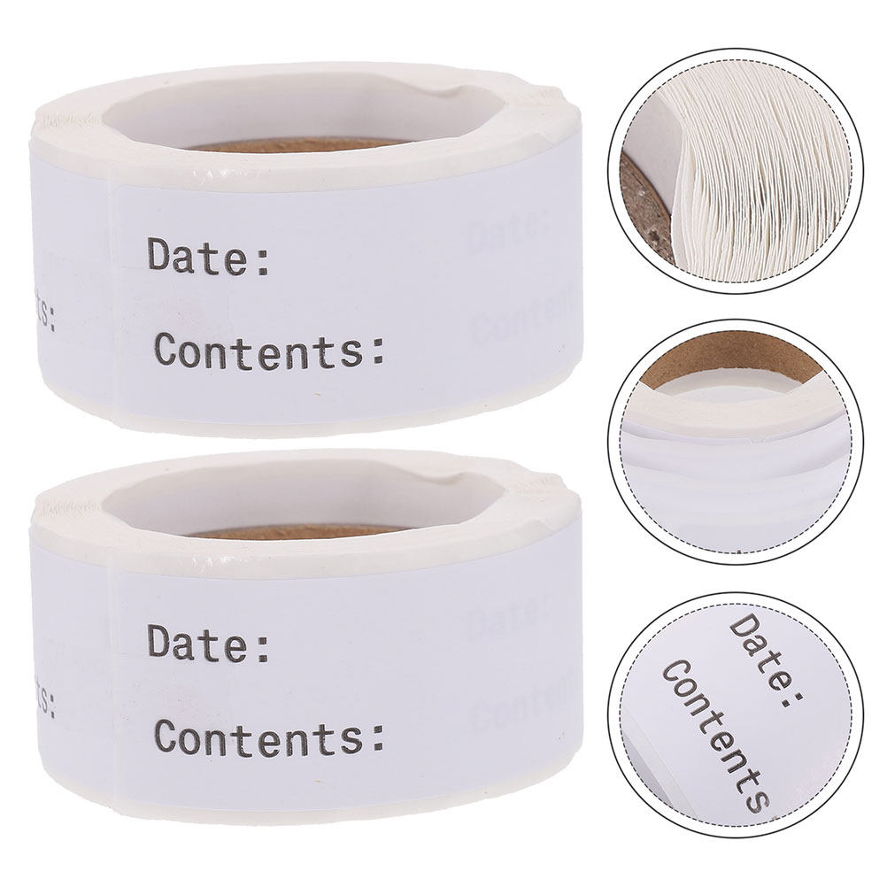 ملصقات طعام قابلة للإزالة، قاب - مراجعة Food Storage Jar Labels وسعره