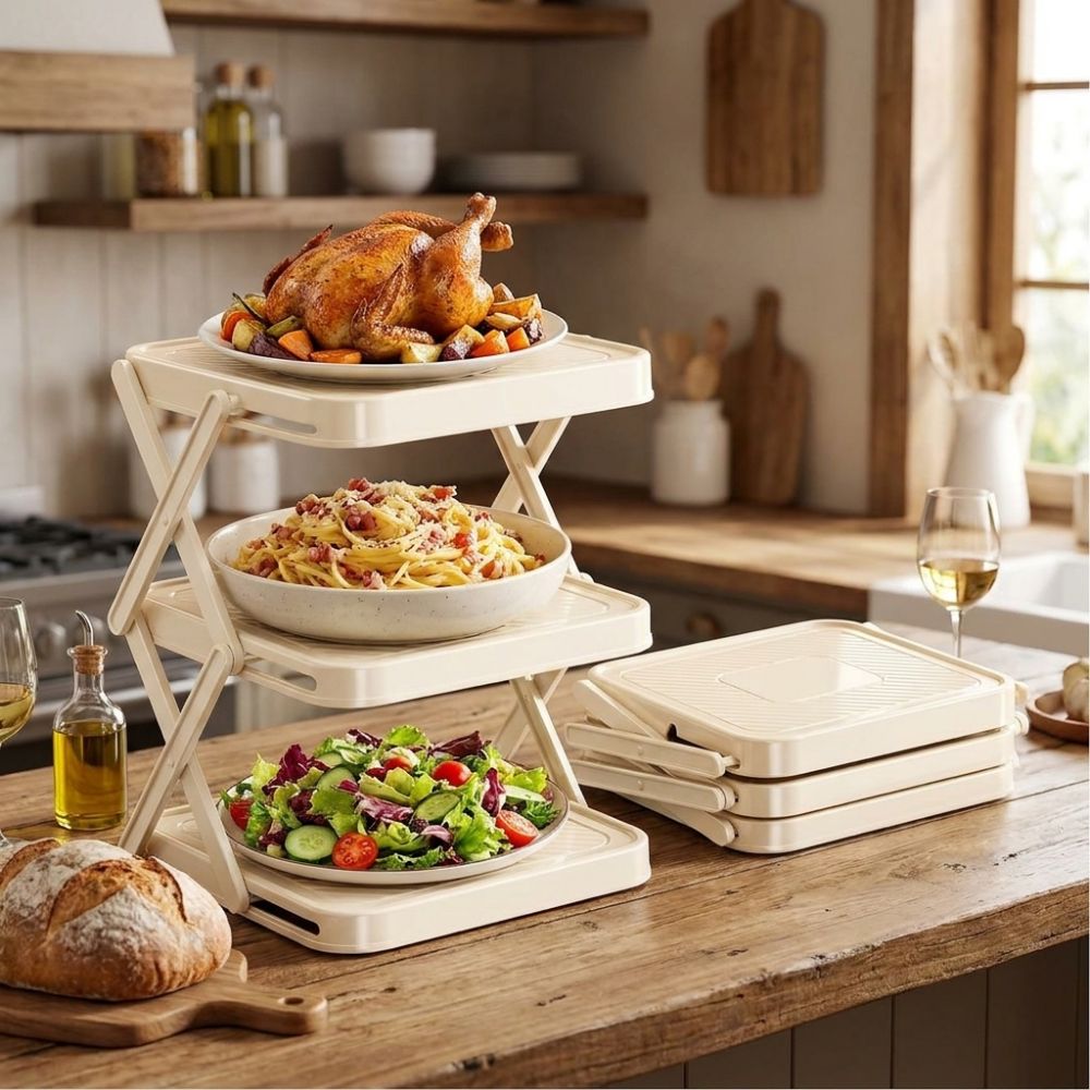 رف تخزين طعام بـ 3/4 طبقات، سع - مراجعة Food Storage And Preparation وسعره